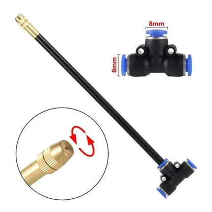5–20M Automatic Irrigation Sprinkler Kit – Copper Nozzle Atomizing Watering System