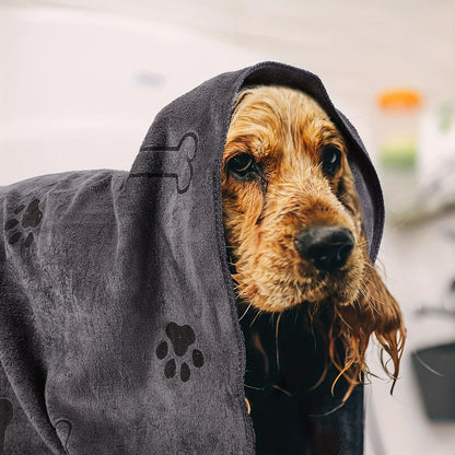 Quick-Drying Microfiber Dog Towel – Absorbent Bath Towel for Dogs and Cats