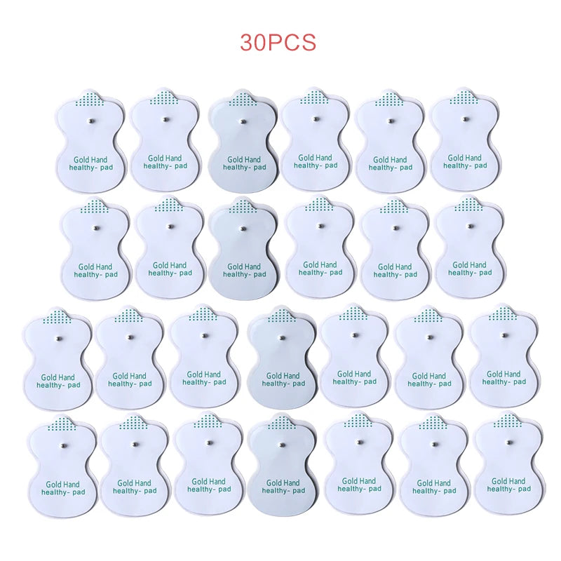 10/20pcs Electrode Pads Reusable Massage Patch – Replacement TENS Electrodes for Digital Therapy Machines