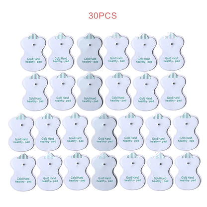 10/20pcs Electrode Pads Reusable Massage Patch – Replacement TENS Electrodes for Digital Therapy Machines