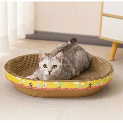Corrugated Paper Cat Scratching Board – Durable Furniture Protector & Claw Toy