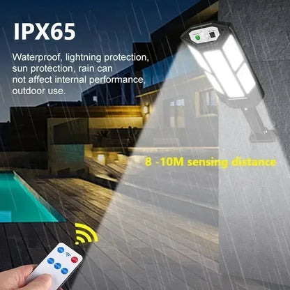 15000LM Solar Light with Motion Sensor – IP65 Waterproof Outdoor Solar Lamp for Garden, Street & Wall Lighting