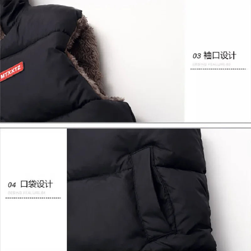 New Hooded Down Vest Coat – Thick Warm Waistcoat for Babies & Kids 2-6 Years
