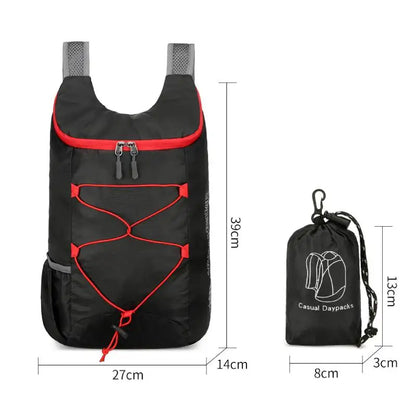 Small Foldable Lightweight Waterproof Sports Backpack – Portable Outdoor Camping & Hiking Bag