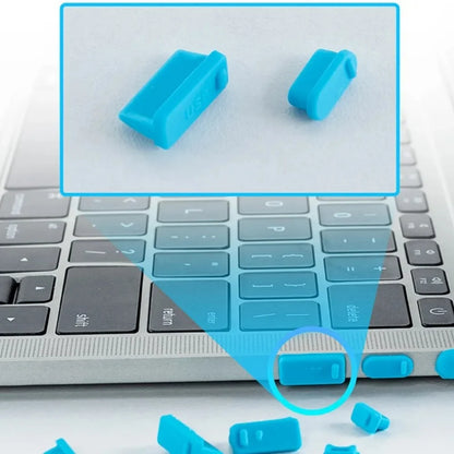 Silicone USB Type C Laptop Interface Dust Protectors Universal Notebook Anti Dust Plug For Laptop Accessories Anti-Dust Caps Set