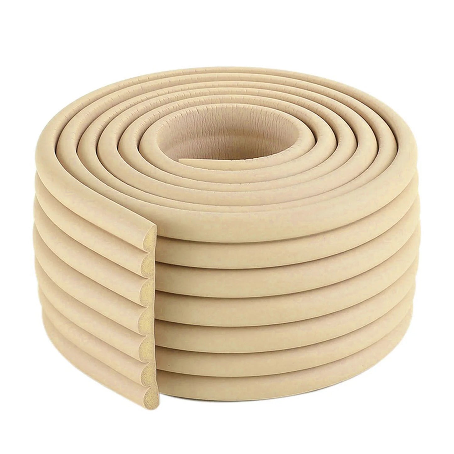 2M Table Edge Guard Furniture Corner Protector Self Adhesive U-Shape Anticollision Strip Child Safety Protection Soft Edge