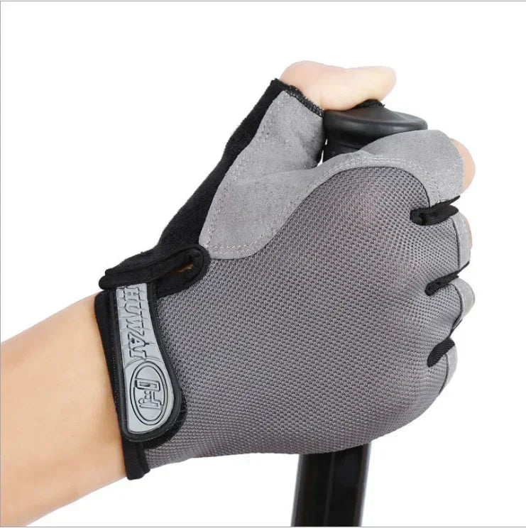 Gym Gloves Fitness Training – Fingerless Breathable Anti-Slip Cycling & Workout Gloves