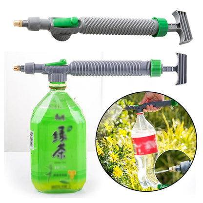 Watering Irrigation High Sprayer Water Pressure Flower Garden Gun Sprayer Head Juice Bottles Interface Plastic Trolley Spray