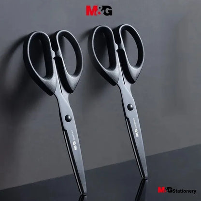 M&G 160mm Stainless Steel Scissors – Durable Household Scissors with Wear-Resistant Black Blade for Office & Everyday Use