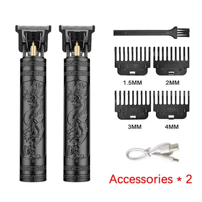 Vintage T9 Hair Clipper Beard Shaving Body Hair Trimmer Clippers Electric Men Haircut Machine 0mm Barber Shaver