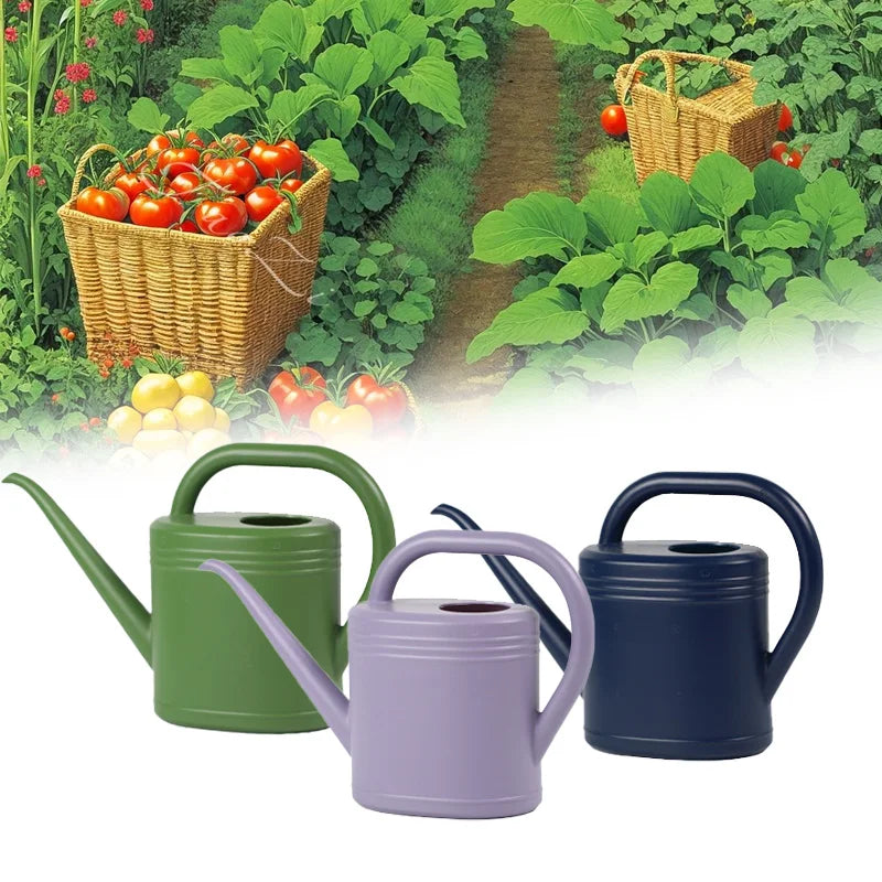 Nordic Style Plastic Watering Can – Long Spout Kettle for Indoor & Outdoor Plants