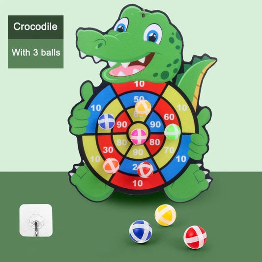 Educational Games Dart Board – Montessori Sticky Ball Toy for Children 3 to 7 Years Indoor Sports & Learning