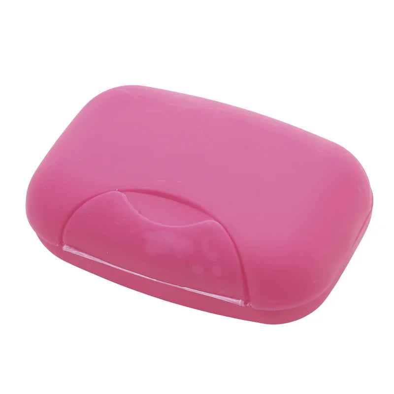 Portable Travel Soap Box Container with Cover – Plastic Soap Holder for Bathroom & Travel, Multiple Sizes