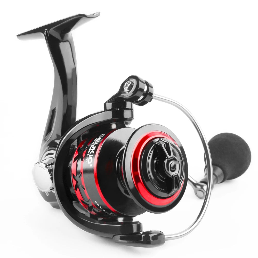 DEUKIO 2000–7000 Series Spinning Reel – Saltwater Fishing Reel with 12KG Max Drag & EVA Knob