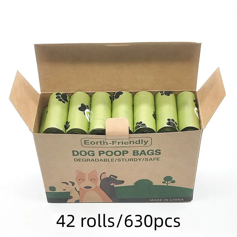 Biodegradable Dog Poop Bags – Eco-Friendly Scented Waste Bags with Dispenser