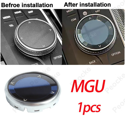 Crystal Multimedia Knob for BMW F33 F20 G20 G12 G30 F30 F11 Car Multimedia Buttons Cover G26 G29 F10 F06 F22 F36 Auto Accessory