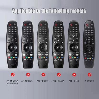 MRSVI Magic Remote Control Silicone Cover – Protective Case for LG Smart TV Remotes (MR600, MR650, MR20GA, etc.)