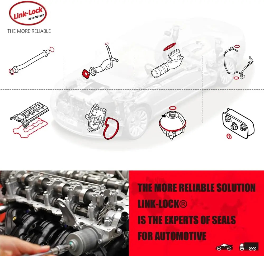 LINK-LOCK Coolant Pipe Water Pump to Engine Oil Radiator Water Pipe 11537547244 For BMW N52 x5 e70