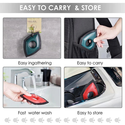 4 Modes Pet Hair Remover Comb Brush – Reusable Dog & Cat Hair Cleaning Tool for Carpets, Sofas & Car Seats
