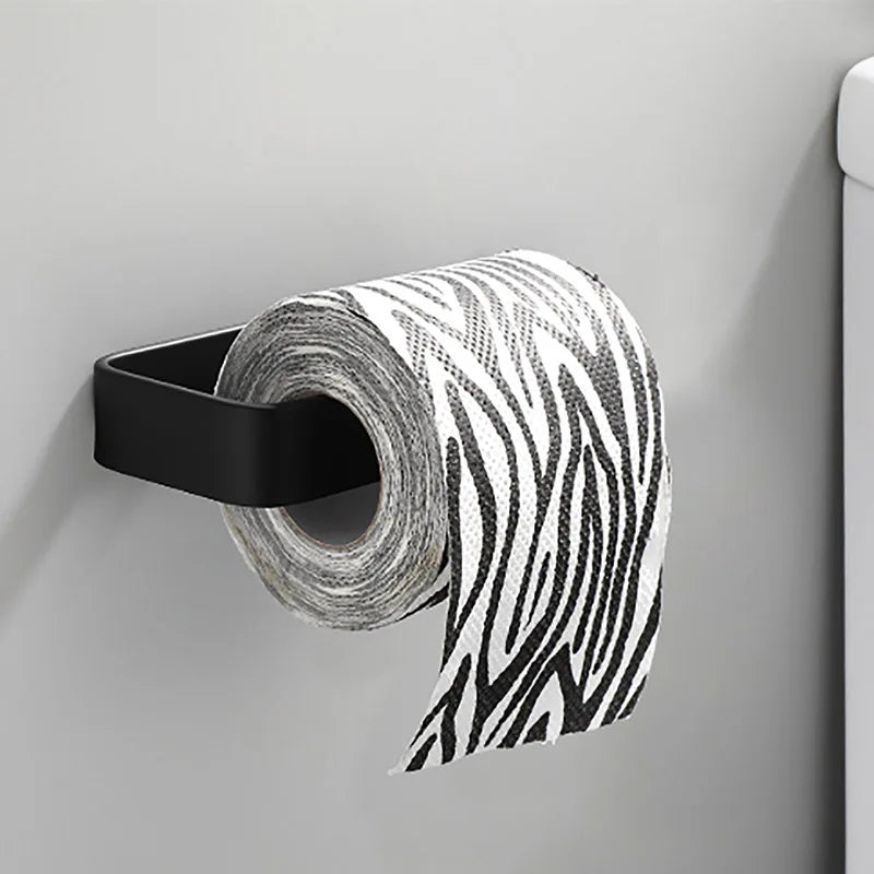 Adhesive Paper Towel Holder – Under Cabinet Tissue Rack for Kitchen & Bathroom Storage