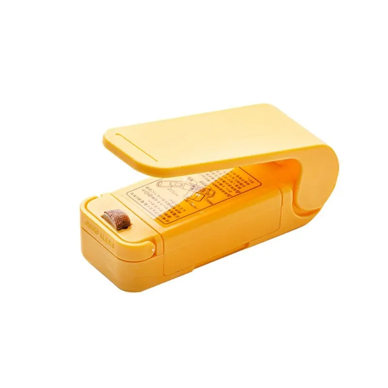 Mini Heat Bag Sealer – Portable Plastic Clip for Food Storage, Snack Packaging & Kitchen Organization