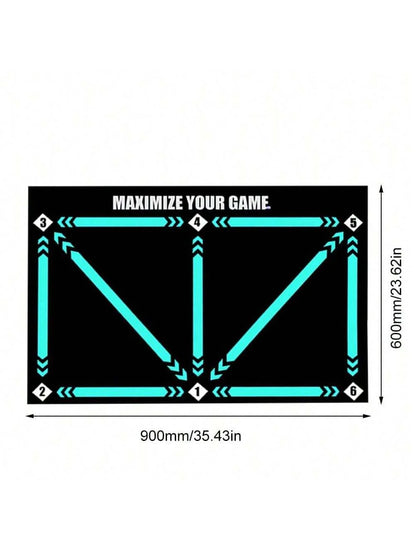 Thick Soccer Training Mat – 60x90cm Durable Non-Slip Foldable Mat for Indoor & Outdoor Use