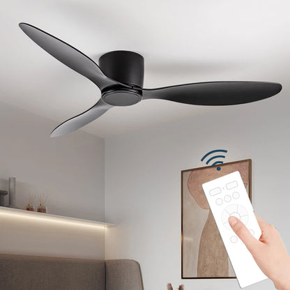 LED Ceiling Mounted Fan Light – Nordic Minimalist Decorative Fan Light for Living Room & Restaurant
