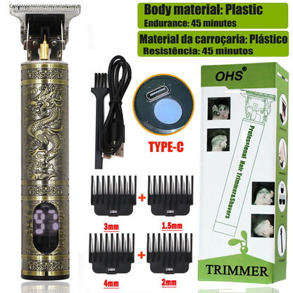 T9 Cordless Electric Hairber Shaver Hair Trimer Home Appliances Travel Barber Razors Shaving Machine for Men Trimmer Man