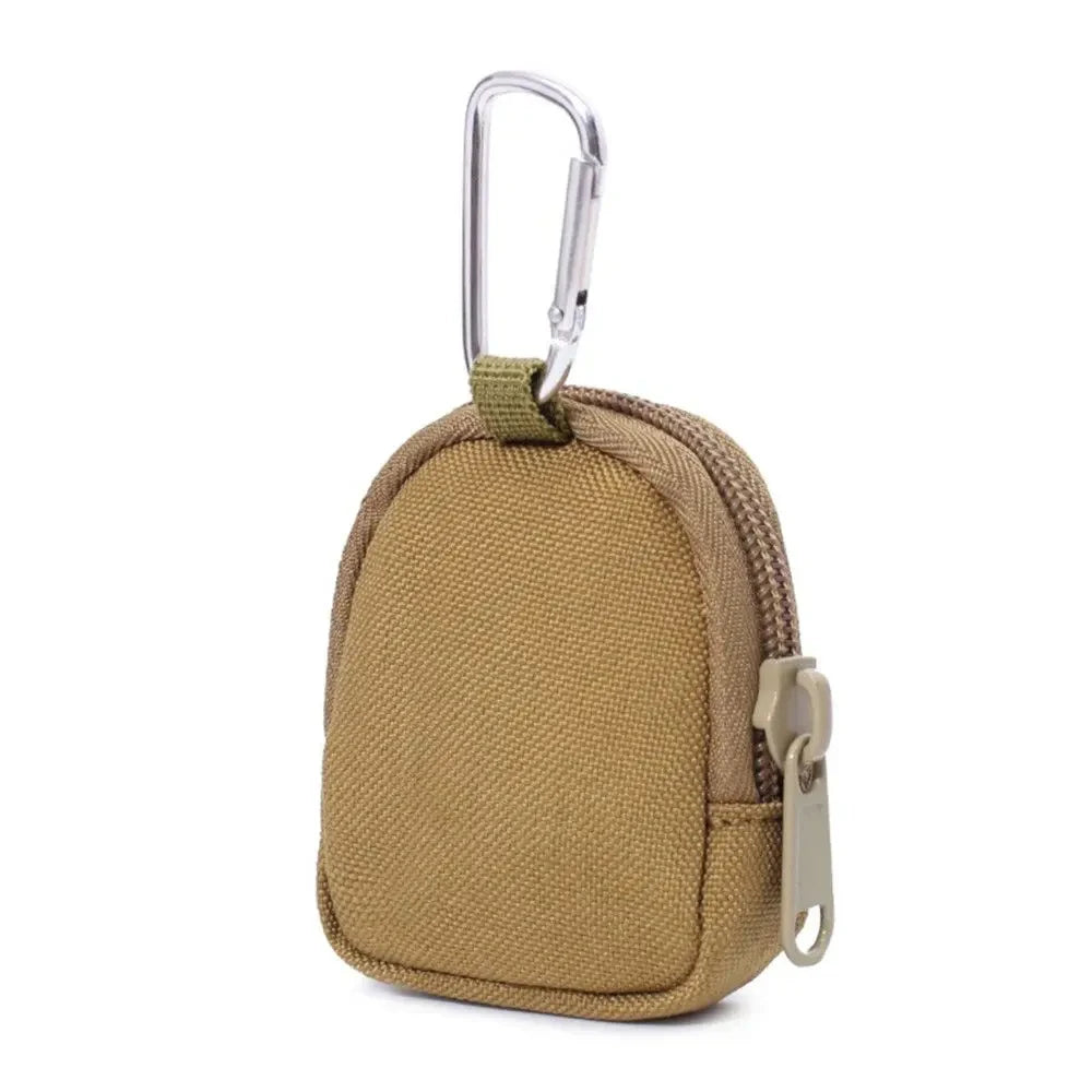 Tactical EDC Pouch Key & Coin Wallet – Outdoor Keychain Zipper Pocket Bag for Men