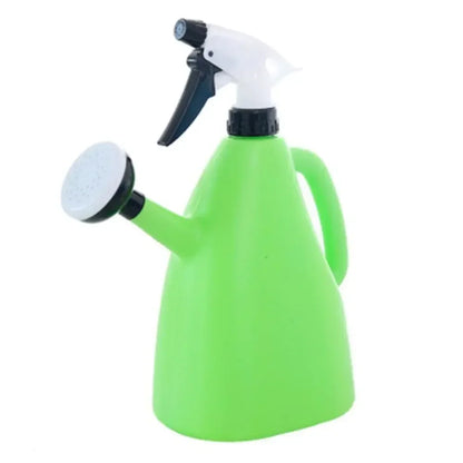 Adjustable Spray Watering Pot – 1L Plastic Flower Sprayer with Dual Nozzles