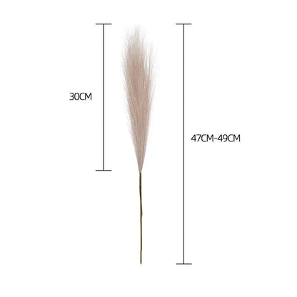 10pcs Artificial Reed Ins Wind Bouquet – Bohemian Style Fake Flowers for Home, Wedding & Christmas Decor
