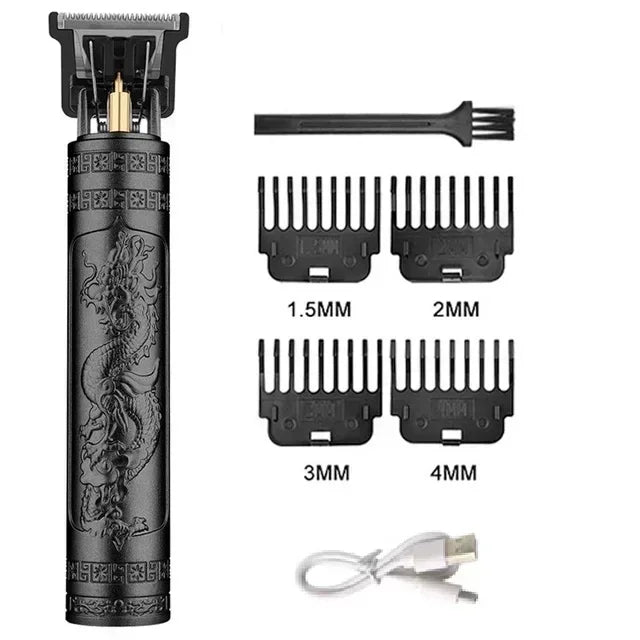 Vintage T9 Hair Clipper Beard Shaving Body Hair Trimmer Clippers Electric Men Haircut Machine 0mm Barber Shaver