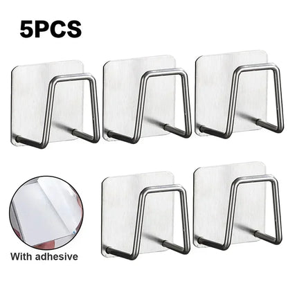Stainless Steel Sponge Holder – Self-Adhesive Drain Rack for Sink Organization & Storage