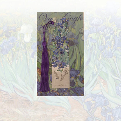 Aesthetic Floral Metal Bookmark – Hollow Brass Book Page Clip for Students & Readers