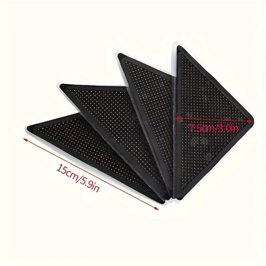 Reusable Non-Slip Carpet Gripper Pads – Anti-Curling Rug Stickers, Washable & Wash-Resistant