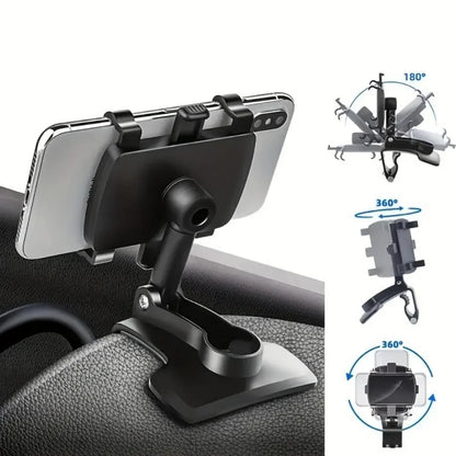 Support universel de téléphone portable pour voiture, support de téléphone pour tableau de bord, support à Clip facile, support