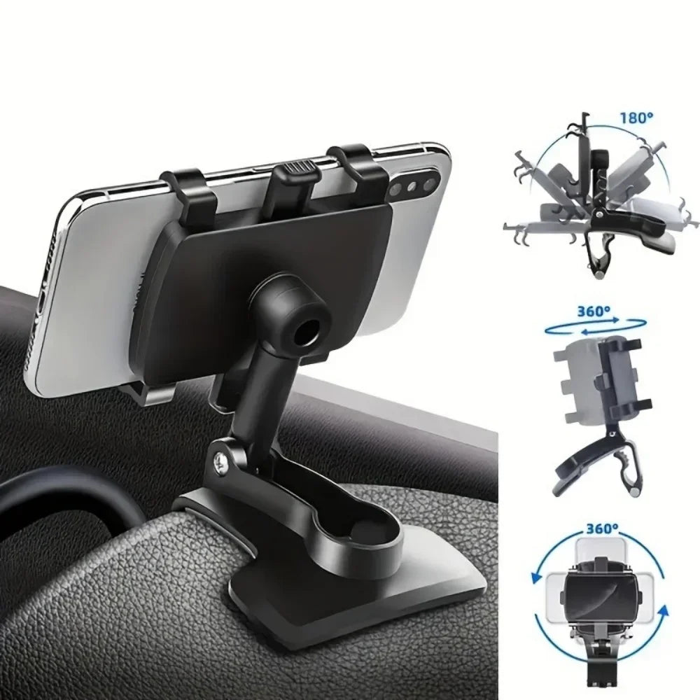 Support universel de téléphone portable pour voiture, support de téléphone pour tableau de bord, support à Clip facile, support
