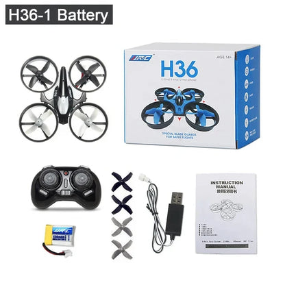 H36 Mini Drone – 6-Axis FPV RC Quadcopter with Headless Mode, 360° Flips & One-Key Return – Kids’ Remote Control Helicopter Toy