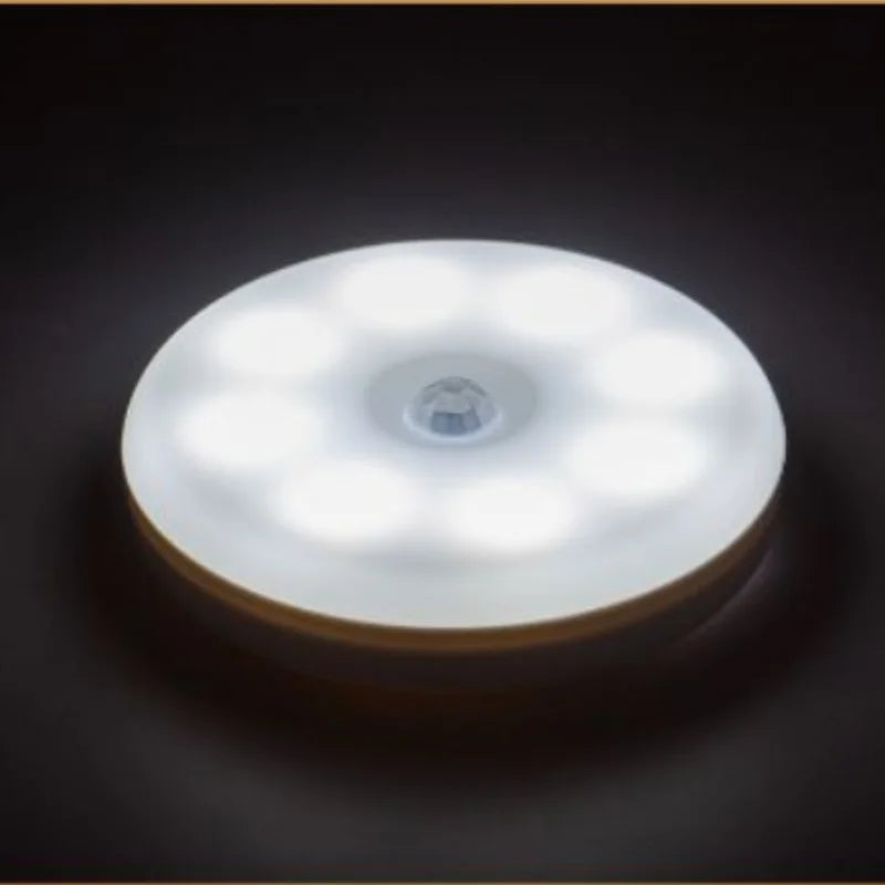 CY-LED night light with motion sensor, USB charging light for kitchen cabinets and ladders, wireless