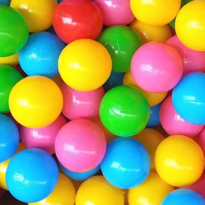 50pcs Colorful Love Star Ocean Balls – Eco-Friendly Plastic Balls for Baby Play Pits & Pools