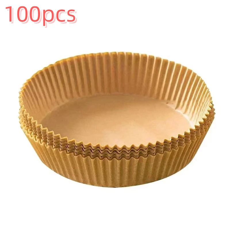 Air Fryer Silicone Oil Pad – Grease Absorbent Silicone Mat for Baking & Cooking (50–300 pcs)