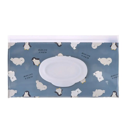 EVA Wet Wipes Bag – Portable Baby Wipes Pouch with Flip Cover & Snap-Strap Holder Case