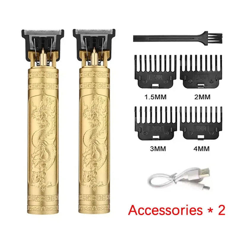 Vintage T9 Hair Clipper Beard Shaving Body Hair Trimmer Clippers Electric Men Haircut Machine 0mm Barber Shaver