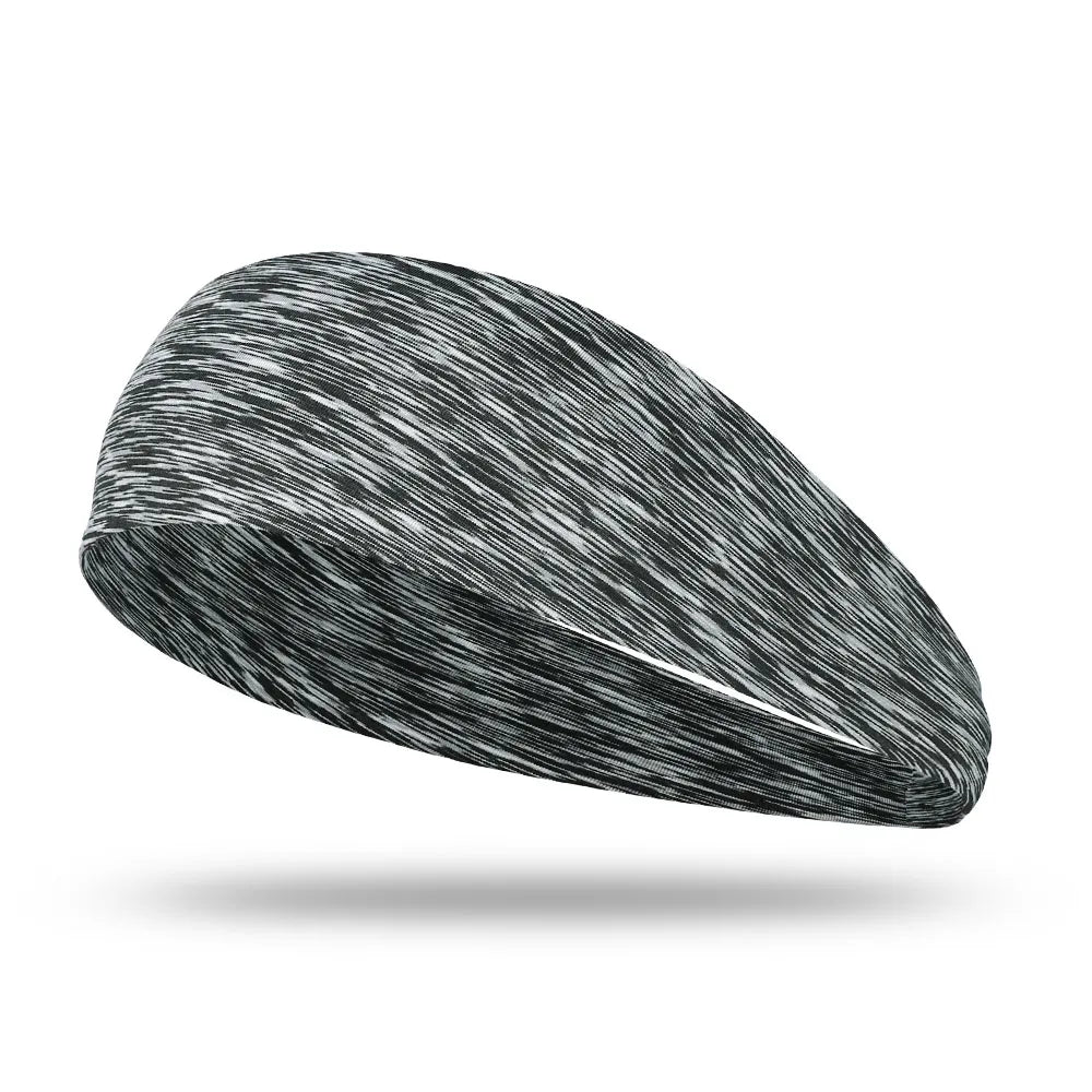 Fashion Sweatband Sport Headband – Elastic Hairband for Running, Fitness, Yoga & More
