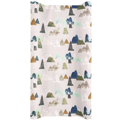 Detachable Muslin Cotton Crib Sheet – Soft Fitted Baby Mattress Cover with Elastic Edges