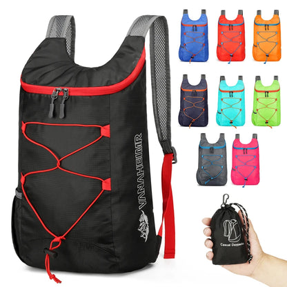 Small Foldable Lightweight Waterproof Sports Backpack – Portable Outdoor Camping & Hiking Bag