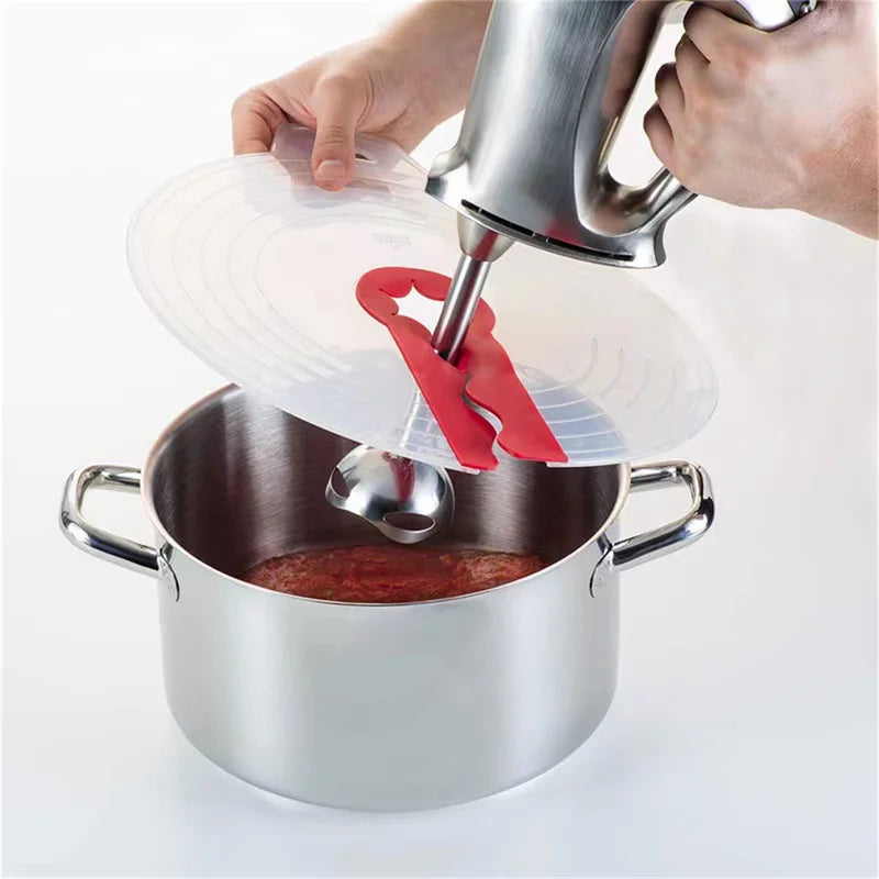 Beat Eggs Mixer Cover Mixer Splatter Guard Whisk Mixing Bowl Lid Silicone Anti Splash Cover Cooking Supplies for Kitchen