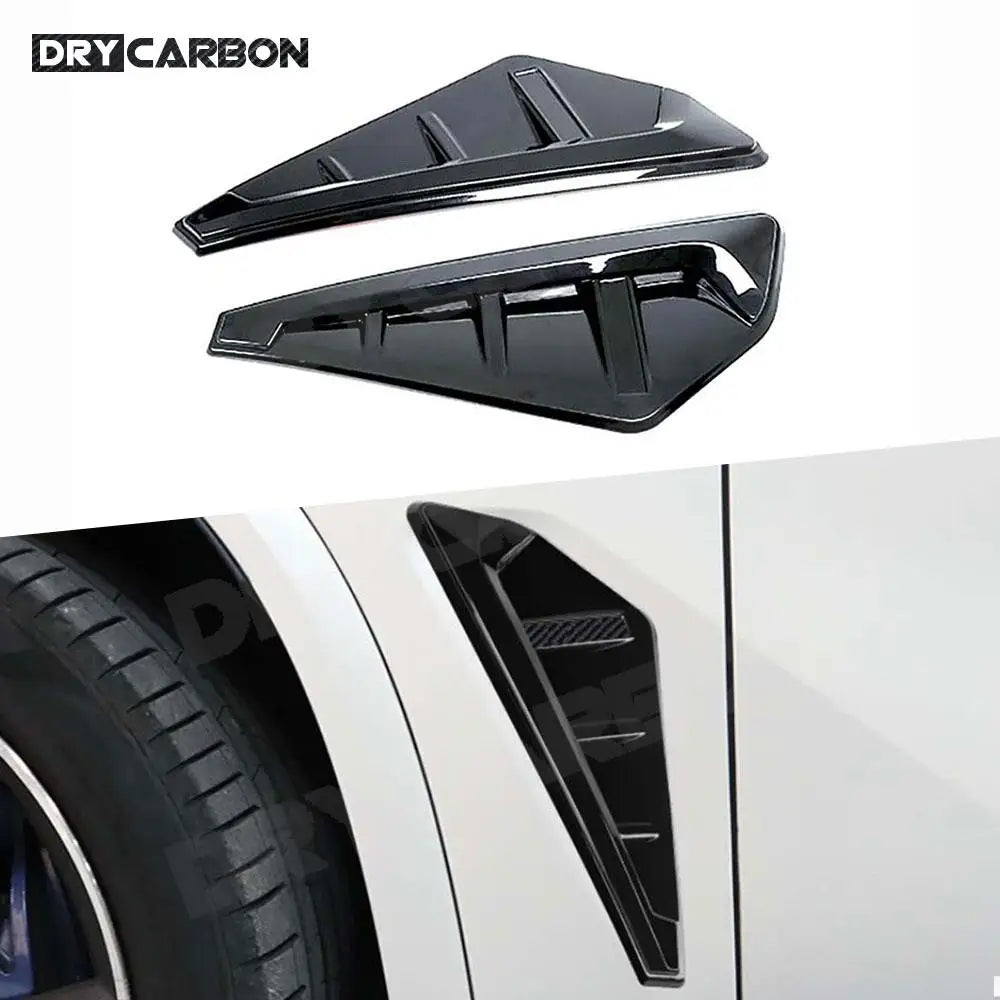 Front Bumper Wing Air Intake Ventilation Hood Exterior Decorative Sticker Cover Leaf Plate Wing for BMW X5 G05 M Sport 2019+