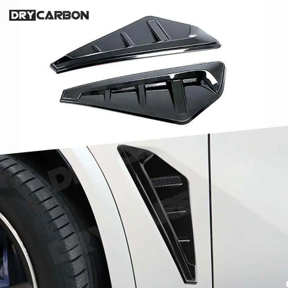 Front Bumper Wing Air Intake Ventilation Hood Exterior Decorative Sticker Cover Leaf Plate Wing for BMW X5 G05 M Sport 2019+
