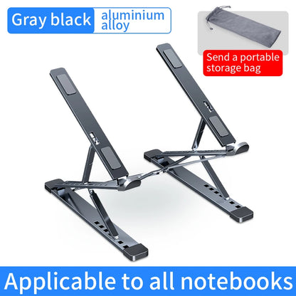 Macbook Laptop Stand Folding Adjustable Aluminum Computer Pc Tablet Stand Notebook Tablelaptop Holder Heat Dissipation